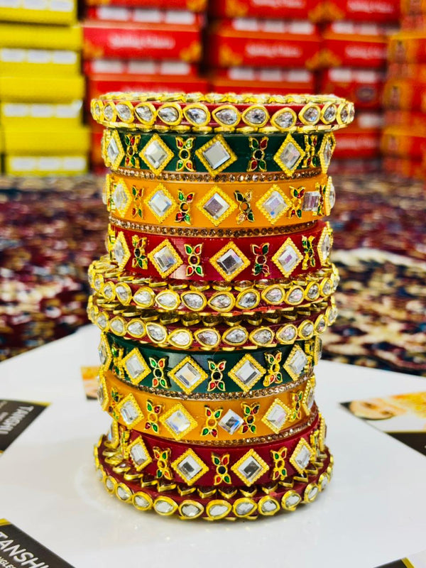 Brand Lounching Offer Pack Of 6 Premium Quality Bangles Set