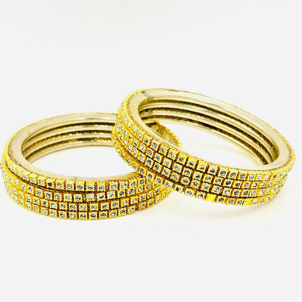 Brass Golden bangle set of 8 pic | Bangles Set , Chudi set , Brass Bangles , Lakh Bangles , Multicolor Chudi