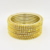 Brass Golden bangle set of 8 pic | Bangles Set , Chudi set , Brass Bangles , Lakh Bangles , Multicolor Chudi
